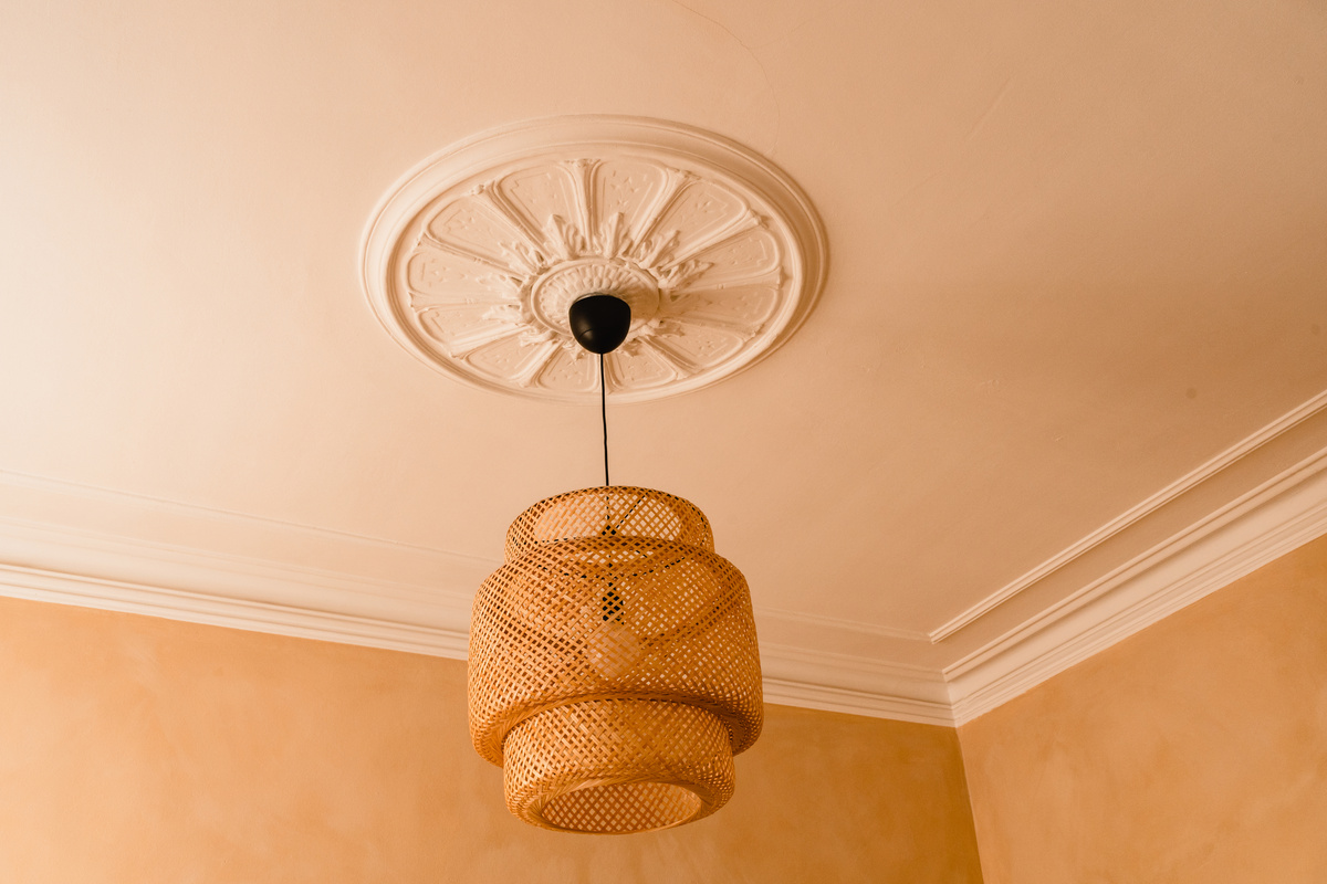 Hanging Rattan Lamp